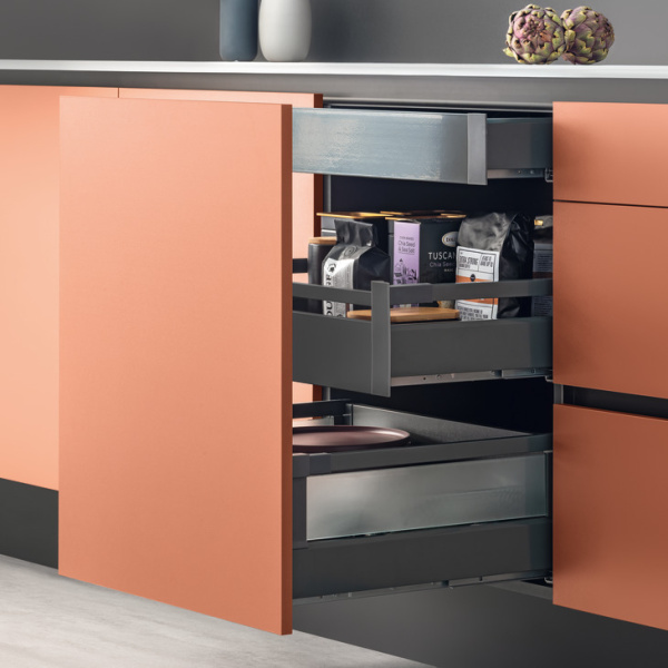 Matrix Box S, комплект квадратных релингов, серый, 550 мм